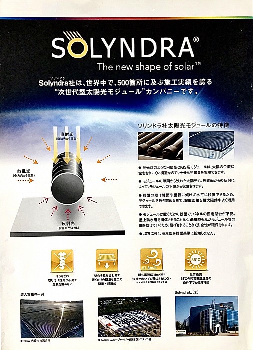 円筒型化合物系CIGSソーラー